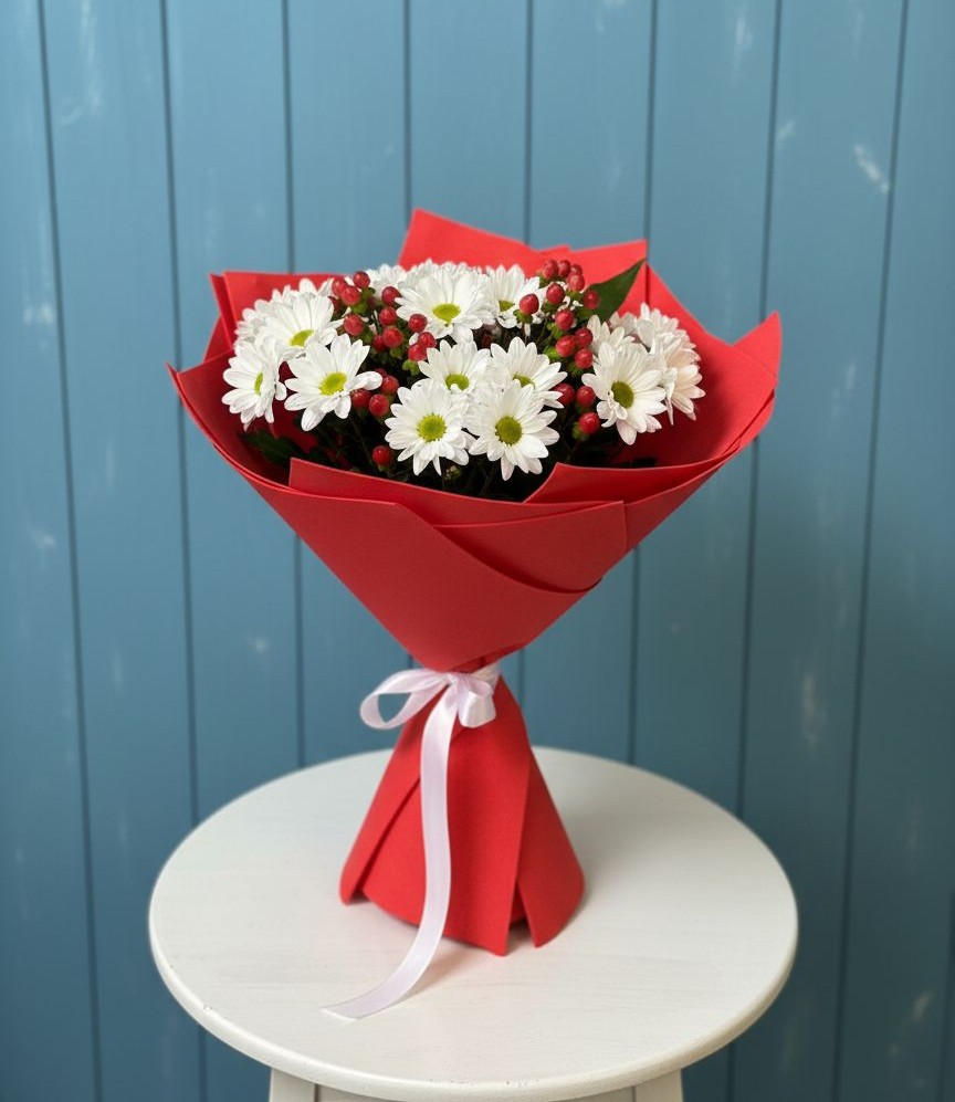 Букет цветов из: Хризантемы в Каякенте