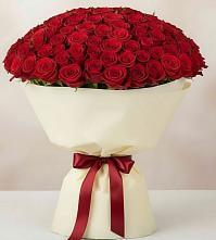Букет 101 Красная роза Милано в Каякенте