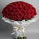 Букет 101 Красная роза Блэк Мэджик в Каякенте
