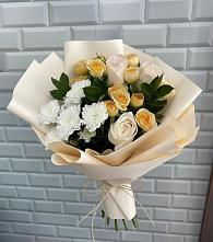 Букет цветов из:  Розы и Хризантемы в Каякенте
