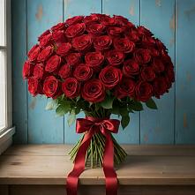 Букет Красные розы Блэк Меджик в Каякенте