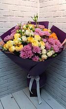 Букет цветов из:  Хризантемы и Розы #REPLACE_PRED# Каякенте
