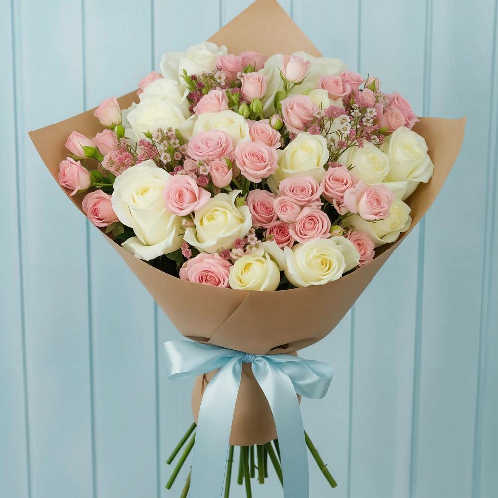 Букет цветов из: Розы в Каякенте