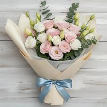 Букет цветов из:  Лизиантусы в Каякенте