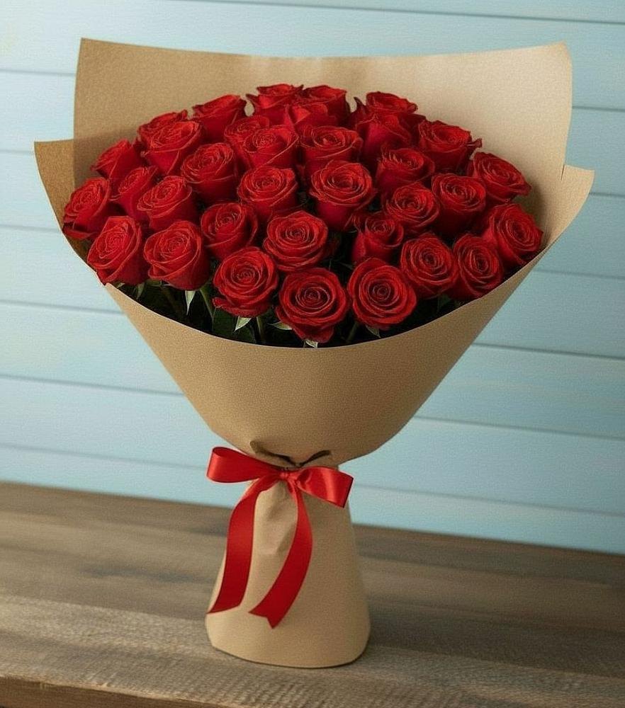 Букет Красные розы Милано в Каякенте