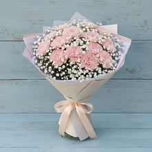 Букет цветов из:  Гвоздики #REPLACE_PRED# Каякенте