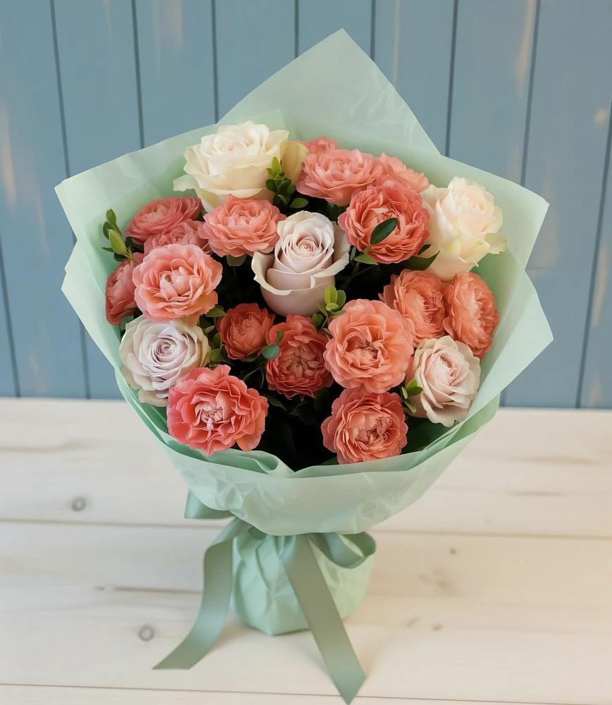 Букет цветов из: Розы в Каякенте