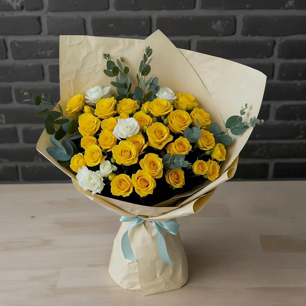 Букет цветов из: Розы в Каякенте