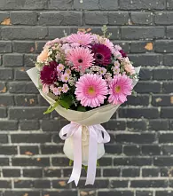 Букет цветов из:  Герберы и Хризантемы в Каякенте