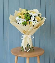 Букет цветов из:  Хризантемы и Розы в Каякенте