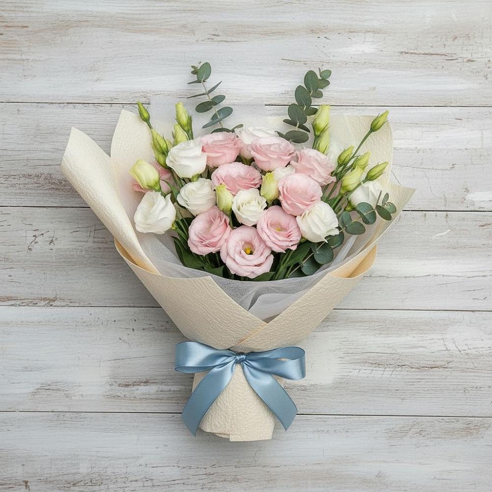 Букет цветов из: Лизиантусы в Каякенте